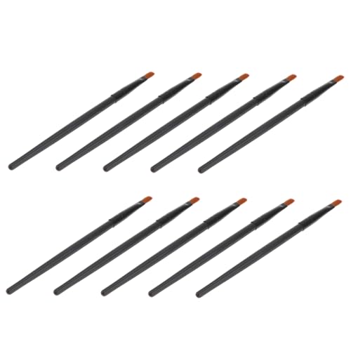 LOORGVEL 10stücke Professionelles Make-up-pinsel Frauen Kosmetikpinsel Aus Hochwertigem Fasermaterial Lidschattenpinsel Für Augen-make-up Beauty-zubehör Umweltfreundlich Und Langlebig von LOORGVEL