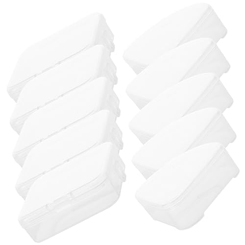 LOORGVEL 10stücke Make-up-schwammhalter-box Kosmetische Ei-box Für Schwämme Aufbewahrungsbox Für Make-up-zubehör Reisegeeignet Leicht Und Handlich Kosmetik-organizer Für von LOORGVEL