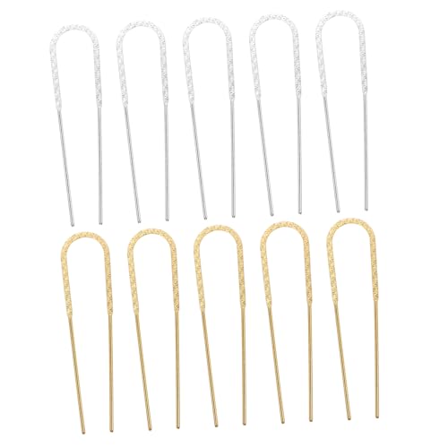 LOORGVEL 10stücke U-förmige Haarnadeln Retro Haarstäbe Für Frauen Damen Haarschmuck Haarstäbe Für Verschiedene Anlässe von LOORGVEL