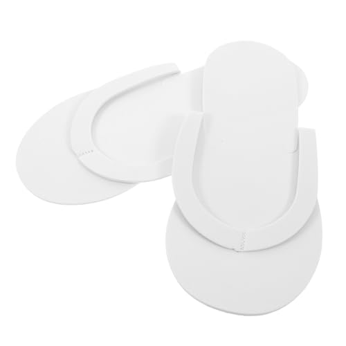 LOORGVEL 12 Paare Faltbare EVA Einweg Hausschuhe für Damen Rutschfest Schnell Trocknend Weiche Bequeme Badeschlappen für Hotel Spa Reise Badezimmer Pool Sommer Praktische Flips Flops von LOORGVEL