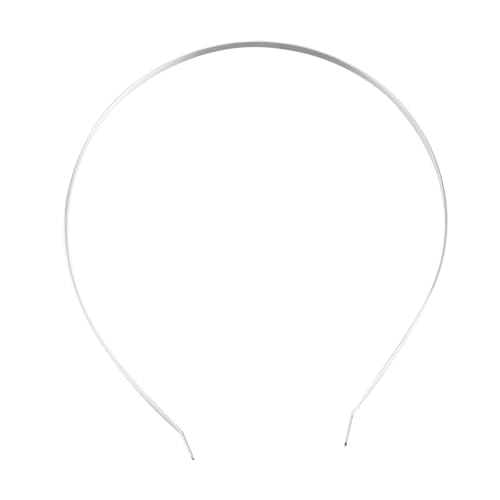 LOORGVEL 12 Stück Teiliges Edelstahl Stirnband für Damen und Mädchen Silberne Schmale Haarreifen Haarreifen zum Selbergestalten Eleganter Kopfschmuck für DIY Haarschmuck von LOORGVEL