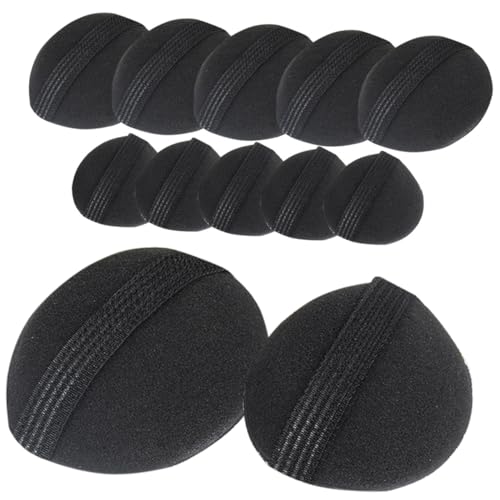 LOORGVEL 12 Stück Teiliges Haarvolumen Wiederverwendbaren Hautfreundlichen Styling pads für Natürliches Volumen und Schonendes Haarstyling Geeignet für Damen und Mädchen von LOORGVEL
