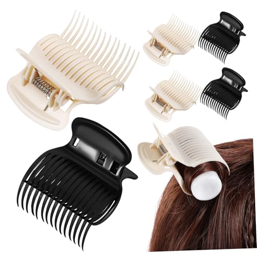 LOORGVEL 12 Stück Teiliges Hot Roller Claw Clips aus Hitzebeständigem Sichere Fixierung Frei von Haarmarken Kompatibel mit Meisten Lockenwicklern für Damen und Mädchen zum Haarstyling und von LOORGVEL