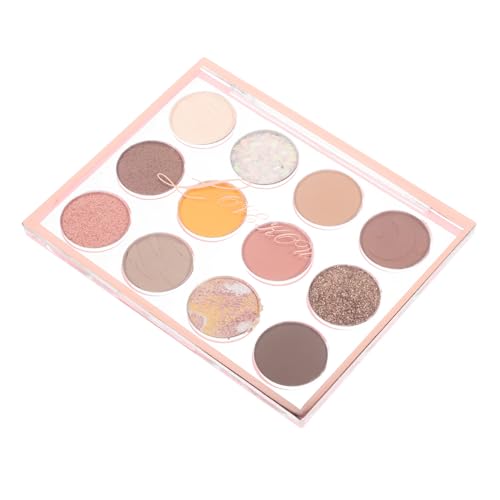 LOORGVEL 12Gitter Lidschatten Palette für Farben Tragbar und Leicht für Make Up zu Hause oder Unterwegs Partys und Besondere Anlässe Mattem von LOORGVEL