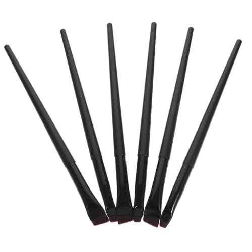 LOORGVEL 16 Stück Teiliges Eyeliner pinselset für Präzises Make up Feine Flache und Schräg Geschnittene Pinsel für Anfänger und Profis Leicht und Handlich für Detailgenaue Augenkonturen von LOORGVEL
