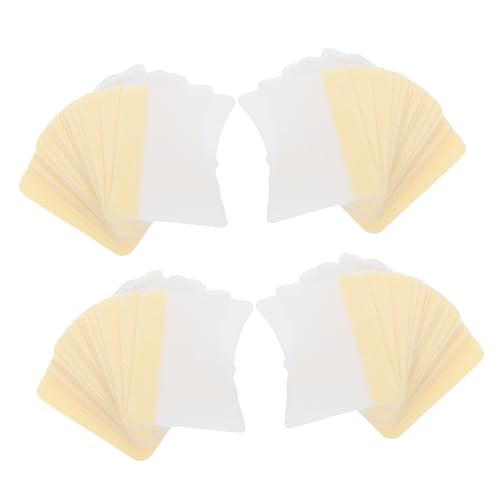 LOORGVEL 160 Stück Makeup Entferner Pads für Frauen Bogenförmige Kosmetik Reinigungspads mit Selbstklebendem Streifen Sanfte Wimpern Reinigungskissen für Salon und Heimgebrauch von LOORGVEL