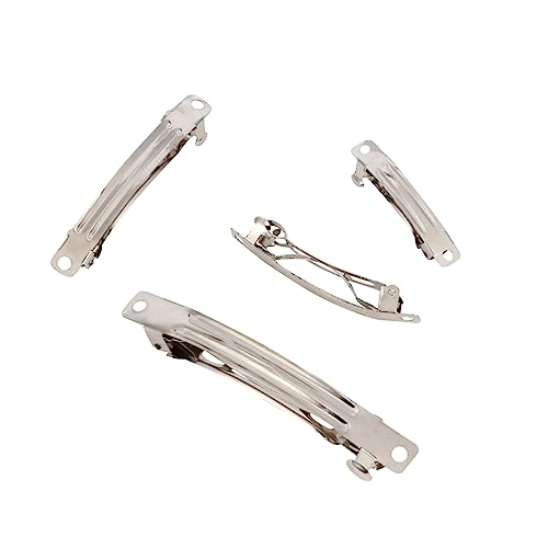 LOORGVEL 160 Stück Teiliges DIY Haarschmuck Silberfarbene Alligator Haarspangen Automatische Clips für Frauen und Vielseitige Styling Zubehör für Ponytails und Frisuren von LOORGVEL