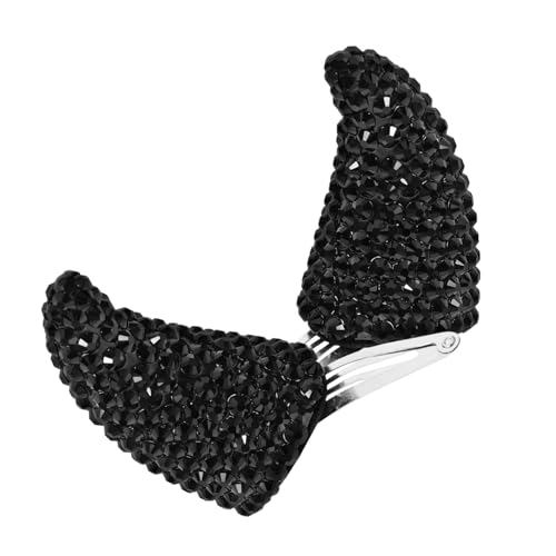 LOORGVEL 1paar Halloween Teufelshorn Haarspange Dekorative Haarklammer Für Damen Schickes Accessoire Für Halloween Kostümpartys Und Karneval Einfach Zu Tragen Schmerzt Nicht Beim Tragen von LOORGVEL