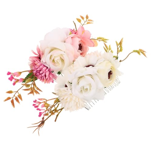 LOORGVEL 2stücke Blumen Haarkämme Für Braut Hochzeit Schmuck Mit Blumenmuster Dekorative Kämme Für Frauen Frisuren Leichtes Design Für Bräute Brautjungfern Und Fotoshootings von LOORGVEL