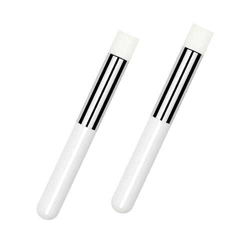 LOORGVEL 2 Stück Concealer Brush Make Up Pinsel Lippenstift Smudging Blending Brush für Frauen Kompakt Vielseitig Einsetzbar als Lippen und Concealer Pinsel für Unterwegs von LOORGVEL