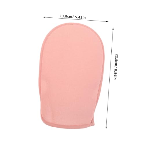 LOORGVEL 2 Stück Doppelseitiger Peelinghandschuh Sanfter Körper Handschuh zur Effektiven Entfernung Abgestorbener Haut Weicher Badehandschuh für Damen und Herren Einfache Anwendung für von LOORGVEL