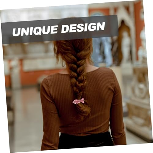 LOORGVEL 2 Stück Haarspangen Design Stabile Haarklammern für Frauen und Mädchen Rutschfestes Haarstyling zubehör für Haartypen Modische Haardekoration in Zartem Farbton von LOORGVEL