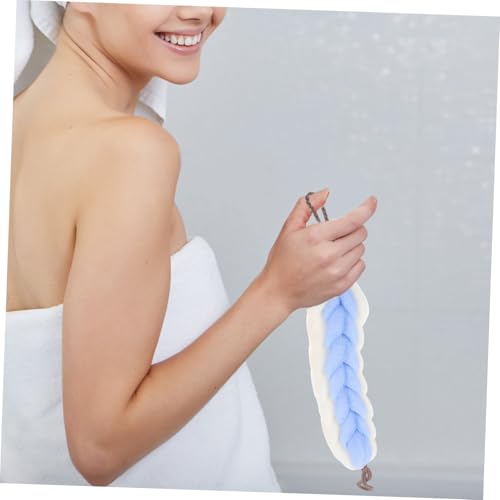 LOORGVEL 2 Stück Langes Peeling badetuch Sanftes Körperpeeling Hautfreundlich Schnelltrocknend zum Rückenreinigen und Körperreinigung Flexibel und Schaumreich für Hauttypen Geeignet von LOORGVEL