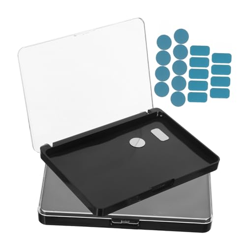 LOORGVEL 2stücke Leere Make-up-palette Mit Transparentem Deckel Organisierter Multifunktionaler Behälter Für Lidschatten Textmarker Schattierung Reisen Alltag von LOORGVEL