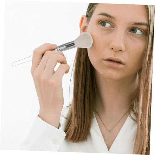 LOORGVEL 2 Stück Make up Pinselset Soft Blush und Puderpinsel Vielseitig für Highlighter Lose Puder Foundation Weiche Borsten Handlich für Damen und Reisen von LOORGVEL