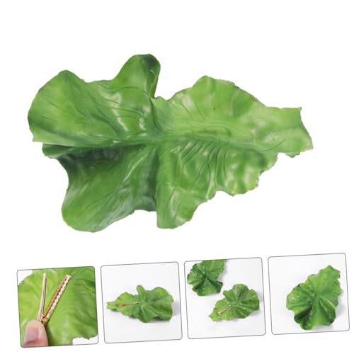 LOORGVEL 2 Stück Niedliche Haarklammern mit Realistischer Salatblatt optik Modische Haarklammer für Frauen Natürlicher Look Vielseitiges Accessoire für Alltag und Besondere Anlässe von LOORGVEL