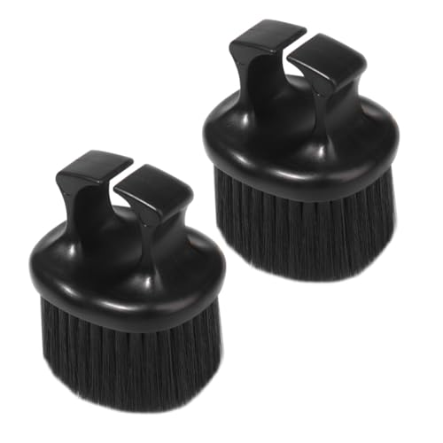 LOORGVEL 2 Stück Teiliges Bartpflege Knöchelring Nylon Abs haarbürste für Herren Praktische Friseurzubehör Effektive Entfernung von Bart Haarfragmenten für Salon und Zuhause von LOORGVEL