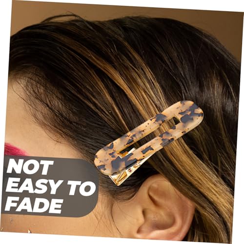 LOORGVEL 2 Stück Teiliges Einfache Bunte Acryl Haarspangen für Frauen und Mädchen Dekorative Langlebige Haarklammern Geeignet für Dickes und Dünnes Haar Modisches Haarschmuck Accessoire von LOORGVEL