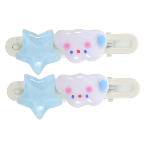 LOORGVEL 2 Stück Teiliges Haarklammer Mädchen Niedliche Wolken Stern designs Langlebige Haarspangen für Seitliche Haare Vielseitige Haarschmuck accessoires Geeignet für Teens LOORGVEL 2 Stück Teiliges Haarklammer Mädchen Niedliche Wolken Stern designs Langlebige Haarspangen für Seitliche Haare Vielseitige Haarschmuck accessoires Geeignet für Teens von LOORGVEL