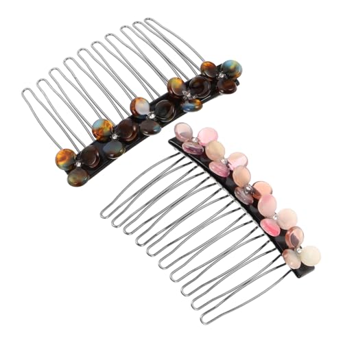LOORGVEL 2 Stück Teiliges Haarseitenkamm Blumenmotiv Zuverlässiger Sitz durch Innovatives Rückwärtskamm-design Minimalistisches Acetat für Frauen Hochzeit Party und Alltag LOORGVEL 2 Stück Teiliges Haarseitenkamm Blumenmotiv Zuverlässiger Sitz durch Innovatives Rückwärtskamm-design Minimalistisches Acetat für Frauen Hochzeit Party und Alltag von LOORGVEL