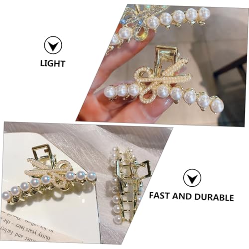 LOORGVEL 2 Stück Teiliges Metall Haarklammern mit Wasser diamant design Elegante Haarklammern für Damen Modisches Haar accessoire für Alltag und Party von LOORGVEL