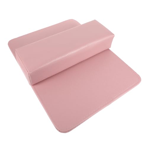 LOORGVEL 2 Stück Teiliges Nagelkunst Handauflage Kissen Set PU Leder Maniküre Handgelenkstütze für Nagelstudios und Home Use Waschbar für Nagelpflege und Training von LOORGVEL