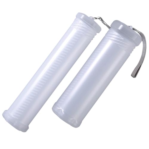 LOORGVEL 2 Stück Transparente Ausziehbare Stifthalterung Teiliges Leichter Tragbarer Kunststoff für Stifte und Pinsel Vielseitiger Organizer für Schule und Kunstbedarf von LOORGVEL