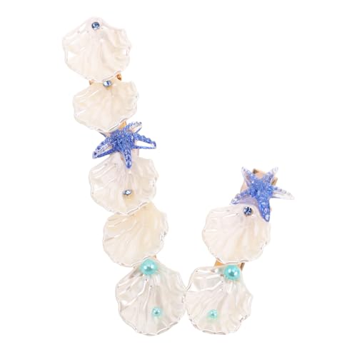 LOORGVEL 2 Stücke Künstliche Perle Stern Muschel Haar Clips Seestern Haarnadeln Kopfschmuck Frisur Werkzeug Zubehör Für Frauen Dame Strand Hochzeit Liefert LOORGVEL 2 Stücke Künstliche Perle Stern Muschel Haar Clips Seestern Haarnadeln Kopfschmuck Frisur Werkzeug Zubehör Für Frauen Dame Strand Hochzeit Liefert von LOORGVEL