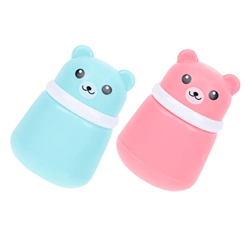 LOORGVEL 2 Stücke Tragbare Bärenform Puderquaste Kasten für Babys Reise Puderquastenetui Plüschpuderquaste Babypuderbehälter Praktisch für Unterwegs LOORGVEL 2 Stücke Tragbare Bärenform Puderquaste Kasten für Babys Reise Puderquastenetui Plüschpuderquaste Babypuderbehälter Praktisch für Unterwegs von LOORGVEL