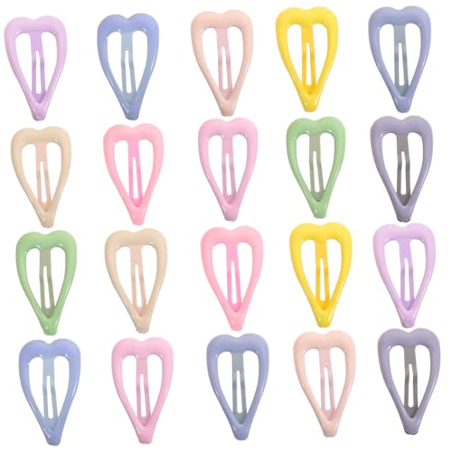 LOORGVEL 20 Stück Teiliges Bunte Haarnadeln für Mädchen Niedliche Leichte Haarklammern in Süßen Formen Sicher und Langlebig Vielseitiges Haarzubehör für Verschiedene Frisuren und Outfits von LOORGVEL