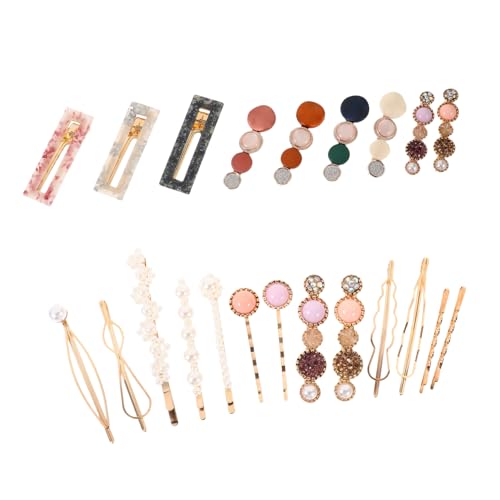 LOORGVEL 20 Stück Teiliges Haarklammern für Frauen Stabile und Robuste Bobby Pins aus Hochwertigem Material Dekorative Haarspangen in Zarten Farben Geeignet für Dickes und Dünnes Haar LOORGVEL 20 Stück Teiliges Haarklammern für Frauen Stabile und Robuste Bobby Pins aus Hochwertigem Material Dekorative Haarspangen in Zarten Farben Geeignet für Dickes und Dünnes Haar von LOORGVEL