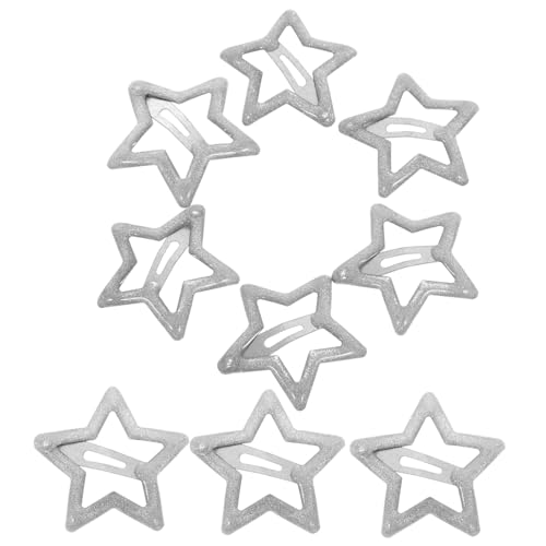 LOORGVEL 20stücke Druckknopf-haarspangen Mit Sternen Kleine Haarspangen Snap Haar Clips Haar Barrettes Für Damen Und Mädchen Accessoires Für Kurzes Geeignet Für Verschiedene Frisuren von LOORGVEL