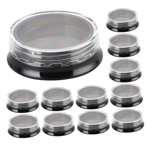 LOORGVEL 20 Stück Teiliges Kompakt organizer mit Fächern Tragbare Maniküre Aufbewahrungsbox für Nageldekor Multifunktionale Nail Art Organizer Box für Puder Cremes und Kleine Accessoires von LOORGVEL