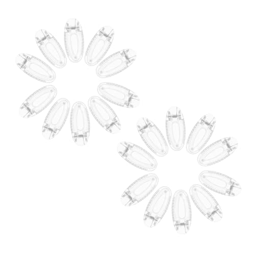 LOORGVEL 20 Stück Teiliges Transparente Alligator Haarklammern für Kleinkinder Rutschfeste Mini Haarclips Fester Griff Vielseitiges Haarschmuck Accessoire für Mädchen und Junge Mädchen von LOORGVEL