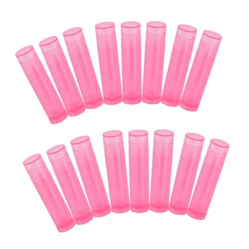 LOORGVEL 24 Stück Teiliges Lippenbalsam Nachfüllset Leere Lippenstifthülsen aus Hochwertigem Material Sicherer Verschluss Tragbare DIY Lip Gloss Container für Selbstgemachte von LOORGVEL