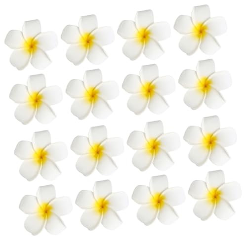 LOORGVEL 24 Stück Teiliges Plumeria Haarclips Hawaii Blumen Haarschmuck Rutschfest für Strandparty Urlaub Damen Mädchen mit Stabilem Design und Leichter Handhabung von LOORGVEL