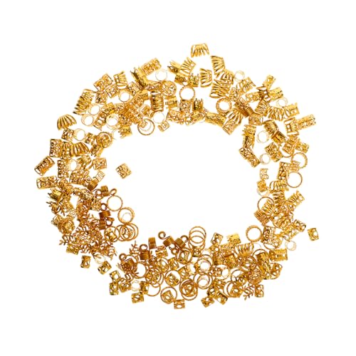 LOORGVEL 290stücke Teiliges Haarschmuck Frauen Dreadlock-ringe Haaraccessoires Für Trendige Frisuren Und Stilvolle Looks von LOORGVEL