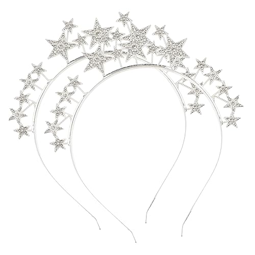 LOORGVEL 2Stücke Haarreifen mit Glitzer Sternform Dekorative Haarschmuck für Partys Feste und Besondere Anlässe Perfektes für Kleine Prinzessinnen LOORGVEL 2Stücke Haarreifen mit Glitzer Sternform Dekorative Haarschmuck für Partys Feste und Besondere Anlässe Perfektes für Kleine Prinzessinnen von LOORGVEL