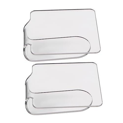 LOORGVEL 2Stücke Handkunstpaletten für Make Up Transparentes Make Up Tool Professionelle Kosmetikpaletten für Foundation und Lidschatten Ergonomisch und Hygienisch von LOORGVEL