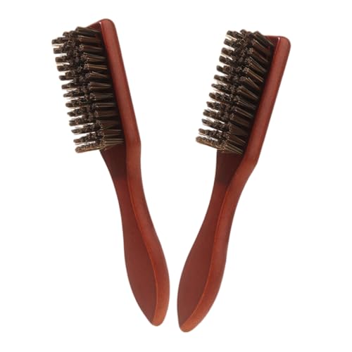 LOORGVEL 2stücke Haarbürste Für Rückenhaar Und Bartpflege Set Aus Holz Bartbürste Zum Entwirren Und Styling Für Männer von LOORGVEL