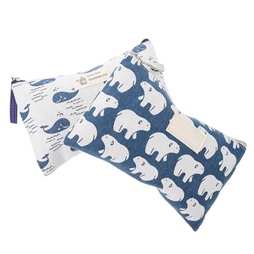 LOORGVEL 2stücke Kosmetik-Aufbewahrungstasche Aus Canvas Reise-waschbeutel Mit Mehrzweck Einfache Körperpflegetaschen Tragbare Reisetaschen Für Kleine Mädchen Und Damen von LOORGVEL