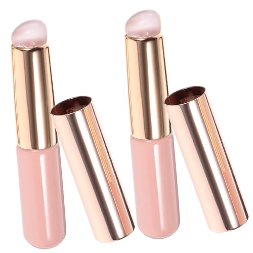 LOORGVEL 2stücke Silikon Lippenpinsel Für Frauen Tragbare Blending Concealer Lippenstift Applikator Für Damen Lippenpinsel Concealer-tool von LOORGVEL