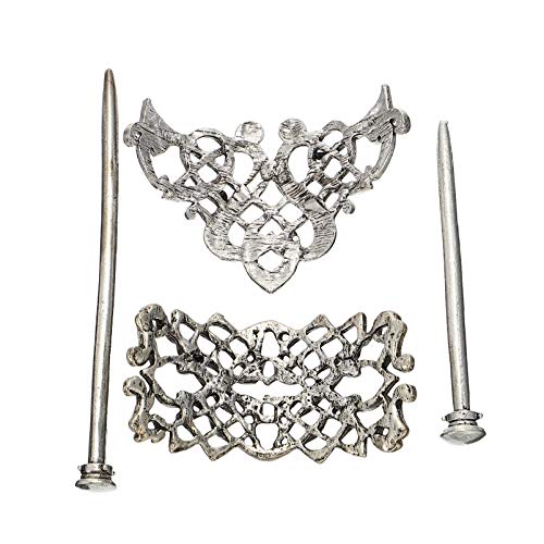 LOORGVEL 2stücke Knoten Haarnadeln Aus Legierung Haar Rutsche Haarspange Haar Decor Für Damen Und Herren Zum Tragen Bei Einkaufen Freizeit Partys Feiern Retro Mode Design von LOORGVEL