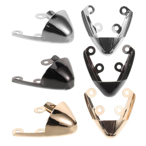 LOORGVEL 3 Paare Hohe Absätze Zum Schutz Des Kopfes Spitzenschutz Stiefel Für Männer Sprinkleranschluss Fersenschutz Rutschfester Schuhschutz Spezieller Stecker Zehenschutz Eisen von LOORGVEL