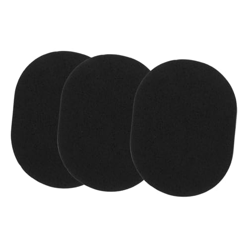 LOORGVEL 3 Stück Bambus Aktivkohle Reinigungsschwämme Gesichtsreinigungspads Dicke Feuchtigkeitsspendende Makeup Entferner Schwämme für Mischhaut und Ölige Haut Handlich und zur Hautpflege von LOORGVEL