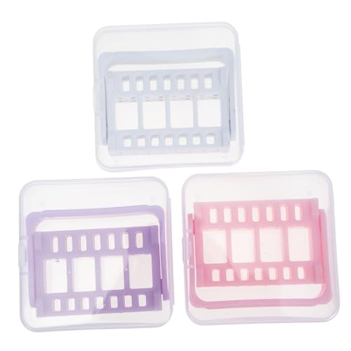 LOORGVEL 3 Stück Praktische Nagelfräser Aufbewahrungsbox mit Staubschutz Kompakt für Nagelstudio und Zuhause Organizer für Schleifköpfe in Weiß Rosa von LOORGVEL