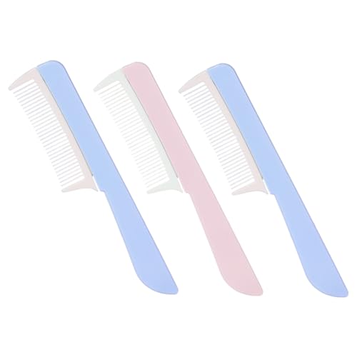 LOORGVEL 3 Stück Teiliges Breitzahniger Haarkamm Dickes Abs Material Ergonomisch Portabel für Lockiges und Glattes Haar Geeignet für Damen und Herren Strapazierfähiger Zufällige Farbe LOORGVEL 3 Stück Teiliges Breitzahniger Haarkamm Dickes Abs Material Ergonomisch Portabel für Lockiges und Glattes Haar Geeignet für Damen und Herren Strapazierfähiger Zufällige Farbe von LOORGVEL