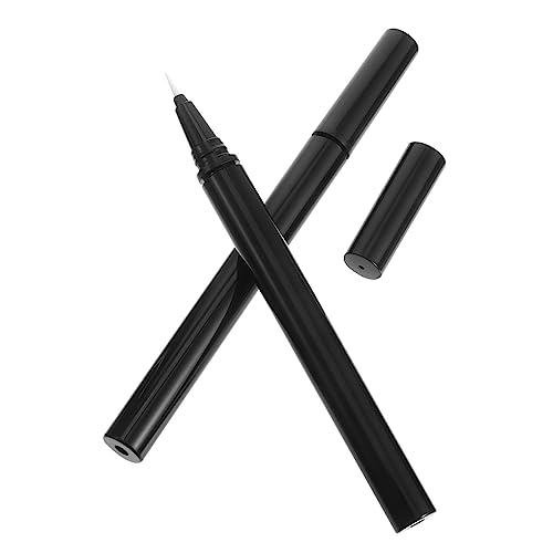 LOORGVEL 3 Stück Teiliges Eyeliner mit Leeren Flüssig Eyeliner Tuben Nachfüllbar Leichte Auslaufsichere Pinsel Applikatoren Praktisches DIY Kosmetik Tool für Unterwegs und Reisen von LOORGVEL