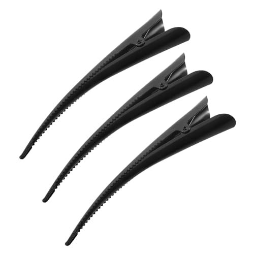 LOORGVEL 3 Stück Teiliges Metall Entenschnabel Haarspangen für Damen Robuste Haarklemmen für Dickes Haar Rutschfeste Haarclips zum Styling und Fixieren Eleganter Haarschmuck von LOORGVEL