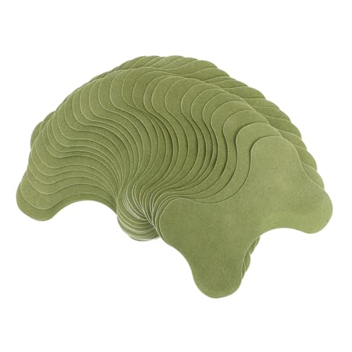 LOORGVEL 30 Blatt Haushalts Moxa Sticker Kleine Atmungsaktive Tragbare Moxapflaster Blanko Farblich Sortiert Hautfreundlich Langlebig Leicht und Kompakt für Einfache Zufällige Farbe von LOORGVEL